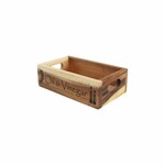 T&G WOODWARE Oil and vinegar stand BAROQUE, rustic acacia wood, 18x10x5cm