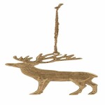 Zasłona jeleń z dużym rogiem, 11x0,5x12,5cm, szt|Ego Dekor