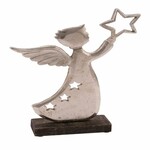 Decoration angel with a star on the base, 20.5x5x29cm, pc|Ego Dekor