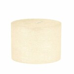 Candle ED Rustic diameter 100x110mm, ivory | white