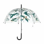 Transparent umbrella with SWALLOW birds, diameter 83x82cm | Esschert Design