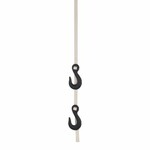 Curtain with hooks, sliding, 197cm|Esschert Design