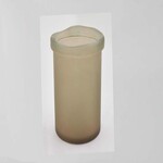 Vase SIMPLICITY, straight, 28cm, brown matte|Vidrios San Miguel|Recycled Glass