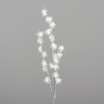 Artificial flower Elf flocked, 102cm, plastic, cream, (package includes 1 pc)|DPI|Ego Dekor