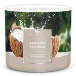 Candle 0.41 KG DRENCHED COCONUT, aromatic in a jar, 3 wicks|Goose Creek