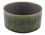 Cover for flower pot GRASS, ceramic, green, diameter 21x11cm, (package includes 1 pc) | Ego Dekor