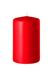 Candle SAFE CANDLE diameter 4x8cm, red|ruby, pack of 24|Wenzel