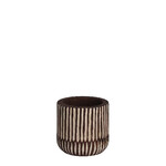 Flowerpot LUCE, dark brown, dia. 21cm|Ego Decor