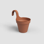 Květináč CAPRI, balkonový, 20cm, plast, hnědá|TERRACOTTA|Artevasi