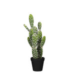 Flower CAKTUS in a flowerpot, green, h. 44cm|Ego Dekor