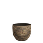 Flower pot CARRIE, brown, dia. 14cm|Ego Decor