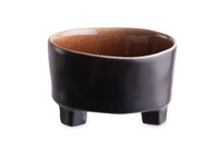 ED Bowl on leg 12cm|0.32L, RIVIERA, brown|black|Terra|Costa Nova