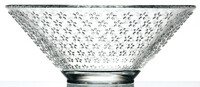 Bowl 0.73L, FLEURS, clear (SALE)|La Rochere